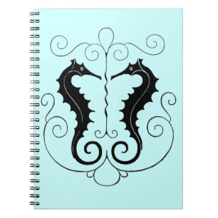 Cuaderno Caballos de mar del vintage