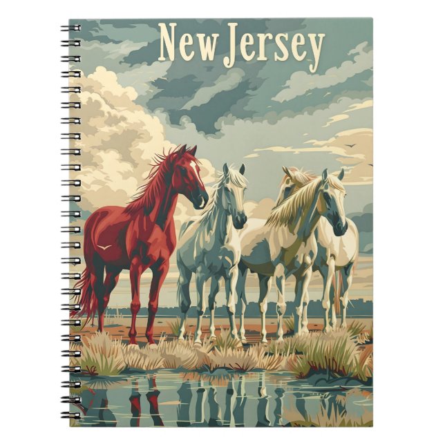 Cuaderno Caballos de Nueva Jersey (Frente)