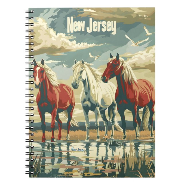 Cuaderno Caballos de Nueva Jersey (Frente)