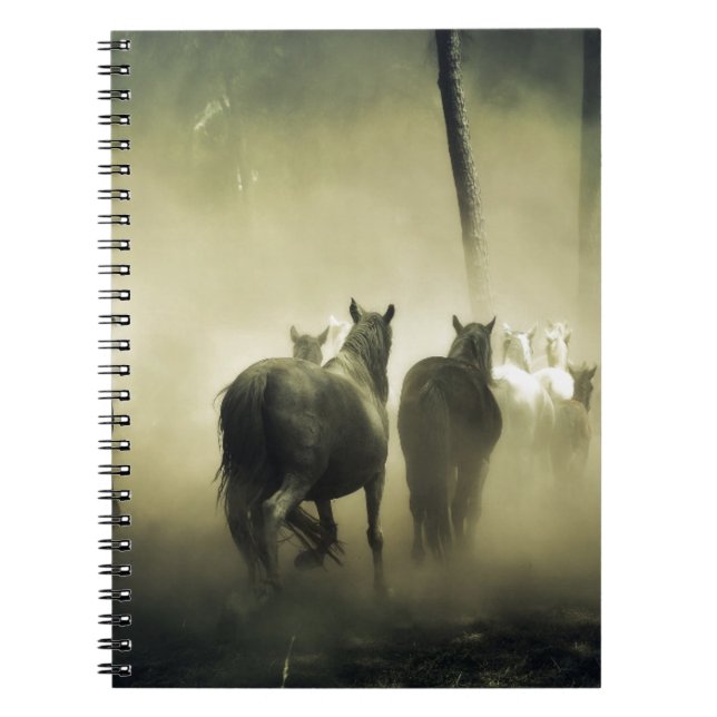Cuaderno CABALLOS DE VISTA DE bonito (Frente)