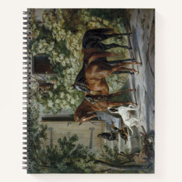 Cuaderno Caballos en el Porch (por Albrecht Adam)