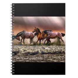 Cuaderno Caballos en la playa