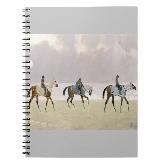 Cuaderno Caballos en la playa 1892 (Frente)