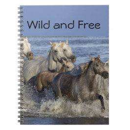 Cuaderno Caballos galopando en el agua