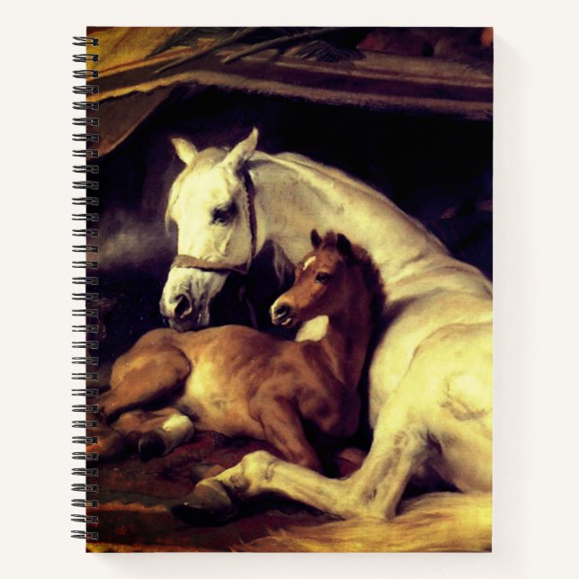 Cuaderno Caballos Landseer (Anverso)