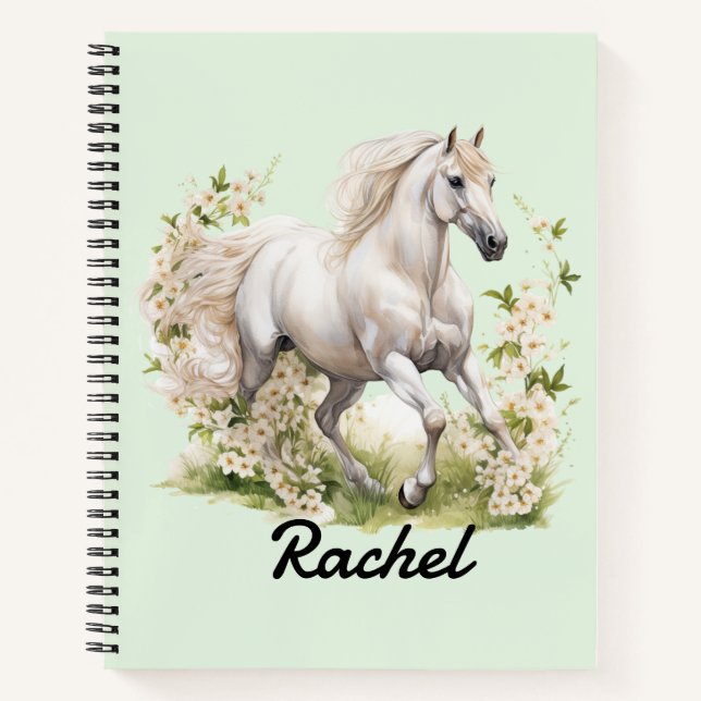 Cuaderno Caballos Salvajes Hermosos (Anverso)