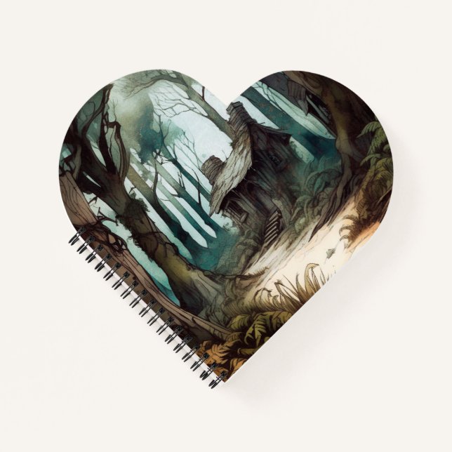 Cuaderno Cabaña boscosa encantada (Anverso)