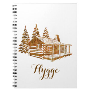 Cuaderno Cabaña de madera acogedora - Hygge o su propio