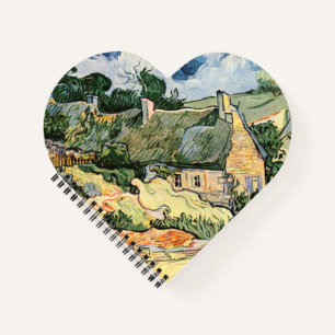 Cuaderno Cabañas de paja en Cordevill Vincent van Gogh