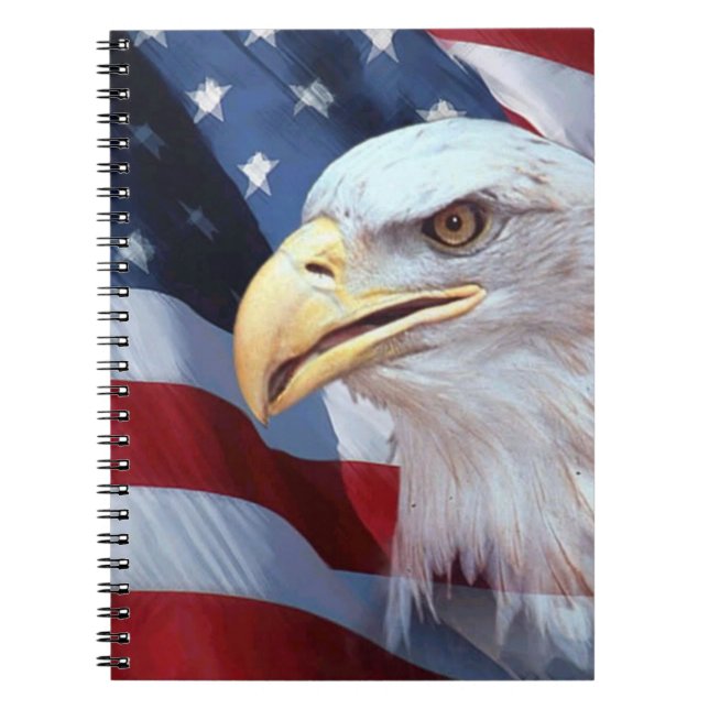 Cuaderno cabeza de águila calva (Frente)