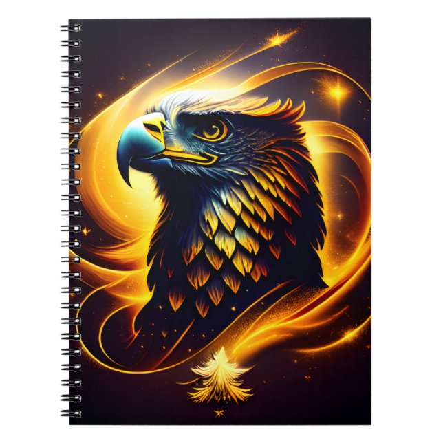 Cuaderno Cabeza de águila de oro (Frente)