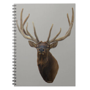 Cuaderno Cabeza de alce toro E48 en terciopelo