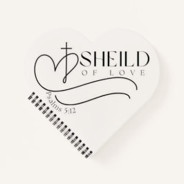 Cuaderno Cabeza de Amor/San Valentín/Fe/Boda/Pareja