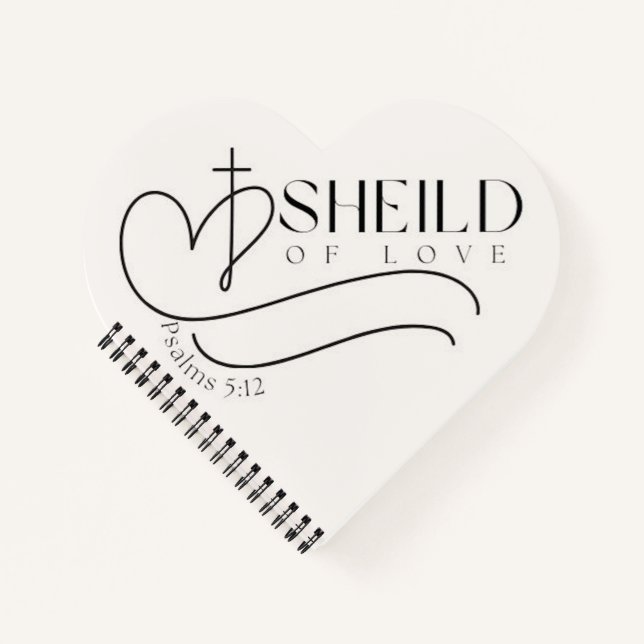 Cuaderno Cabeza de Amor/San Valentín/Fe/Boda/Pareja (Anverso)