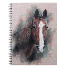 Cuaderno Cabeza de caballo de cuarzo de castaño