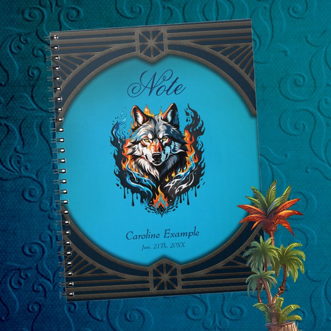 Cuaderno Cabeza de lobo majestuoso (Subido por el creador)