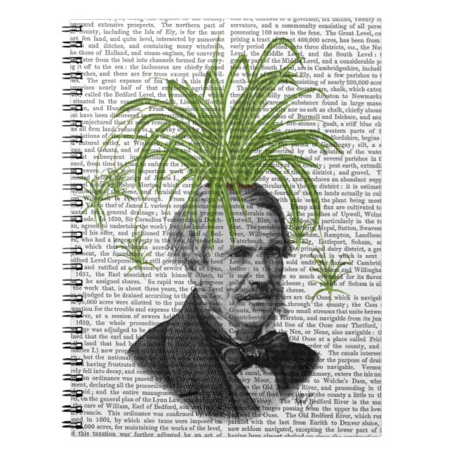 Cuaderno Cabeza de planta araña (Frente)