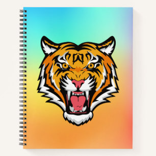 Cuaderno Cabeza de tigre ruidosa-25818