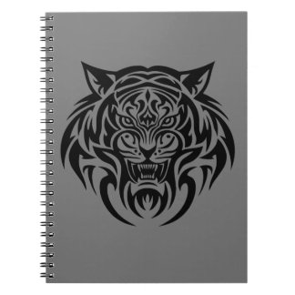 Cuaderno Cabeza de tigre tribal