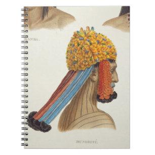 Cuaderno Cabeza de un hombre de la tribu de Mundrucu, de