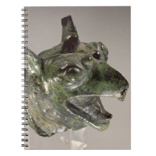 Cuaderno Cabeza del grifo, fragmento de un accesorio de la