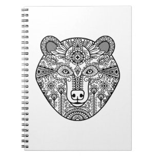 Cuaderno Cabeza del oso del estilo