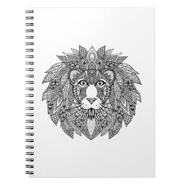 Cuaderno Cabeza inspirada 4 del león (Frente)