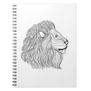 Cuaderno Cabeza inspirada 5 del león