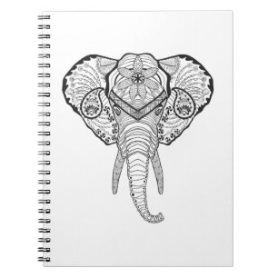 Cuaderno Cabeza inspirada del elefante