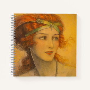 Cuaderno Cabeza roja preciosa en 1919