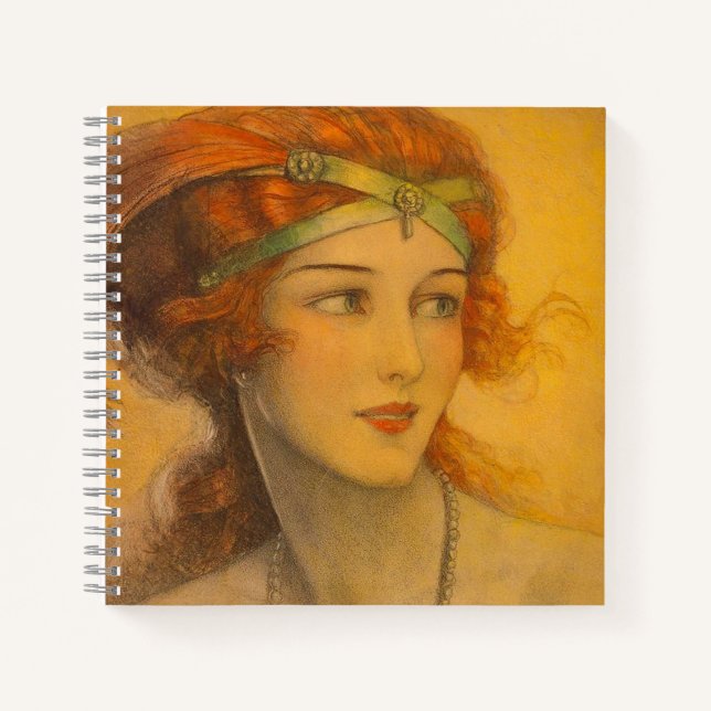 Cuaderno Cabeza roja preciosa en 1919 (Anverso)