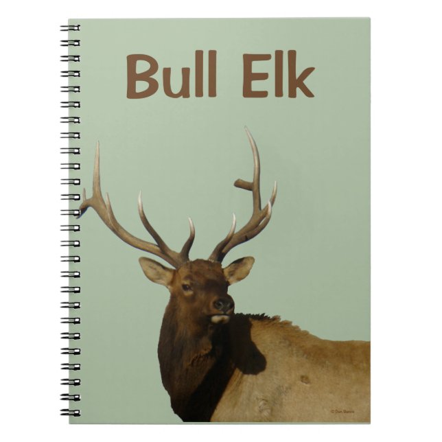 Cuaderno Cabeza y hombros de alce toro E50 (Frente)
