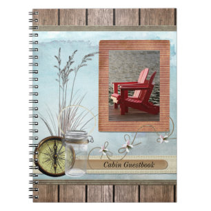 Cuaderno Cabina, cabaña o guestbook del barco