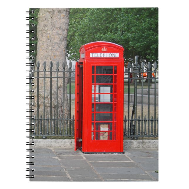 Cuaderno Cabina de teléfono rojo de Londres (Frente)