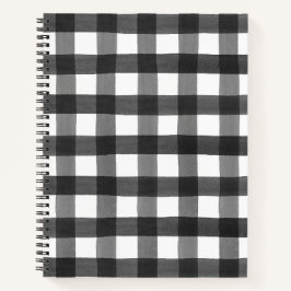 Cuaderno Cabina de verificación de búfalo de color blanco y