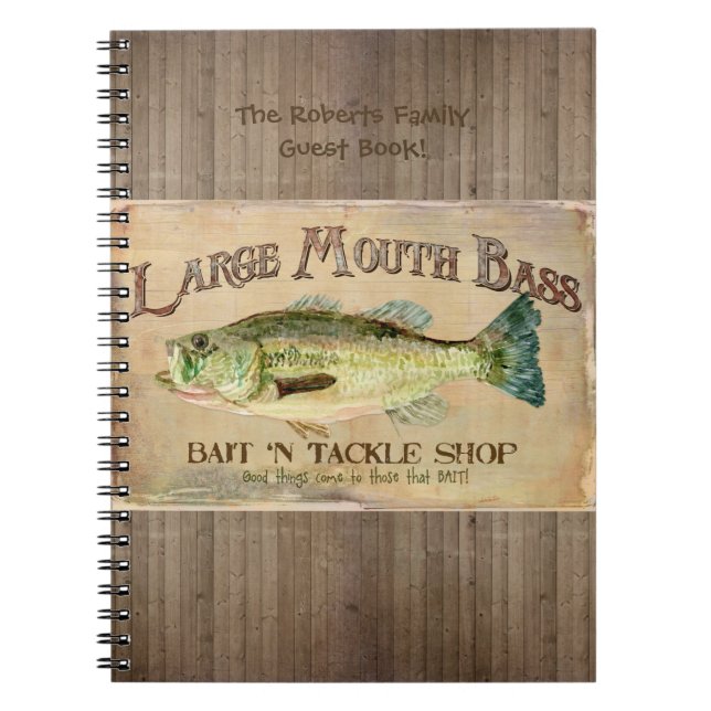 Cuaderno Cabina Lakeside Grandes Paneles De Madera De Boca  (Frente)