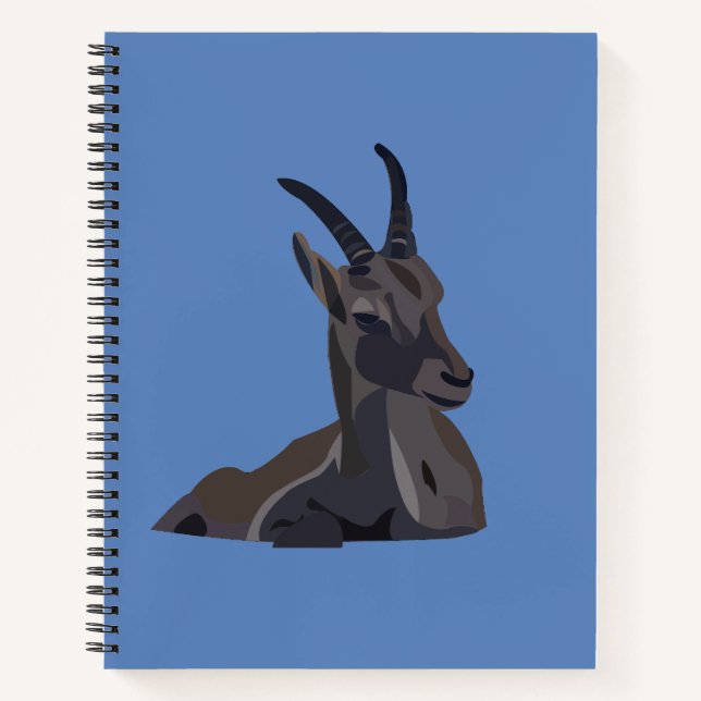 Cuaderno Cabra Animal Íbice (Anverso)