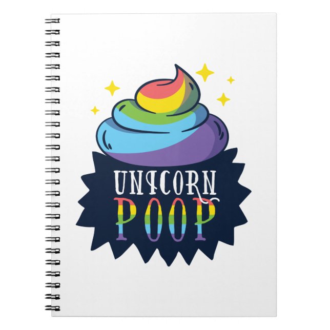 Cuaderno Caca de unicornio (Frente)