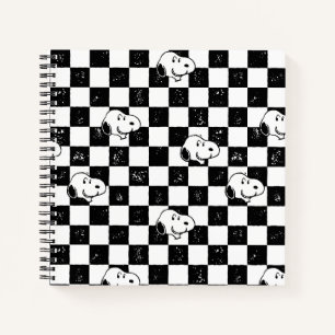 Cuaderno Cacahuetes   Bandera de Snoopy Checkered
