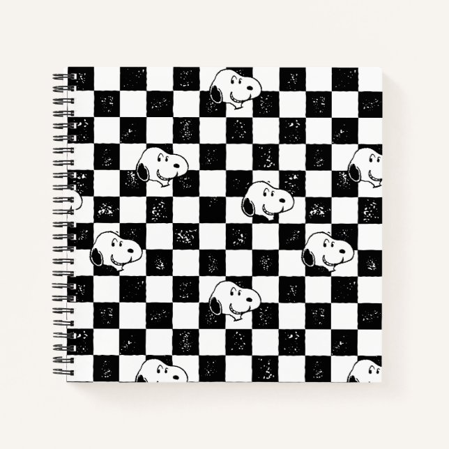 Cuaderno Cacahuetes | Bandera de Snoopy Checkered (Anverso)