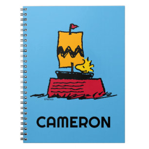 Cuaderno Cacahuetes Barco de vela de Woodstock Snoopy Dis