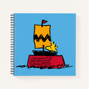 Cuaderno Cacahuetes Barco de vela de Woodstock Snoopy Dis