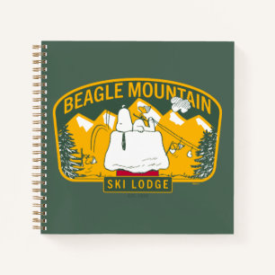 Cuaderno Cacahuetes Beagle Mountain Ski Lodge