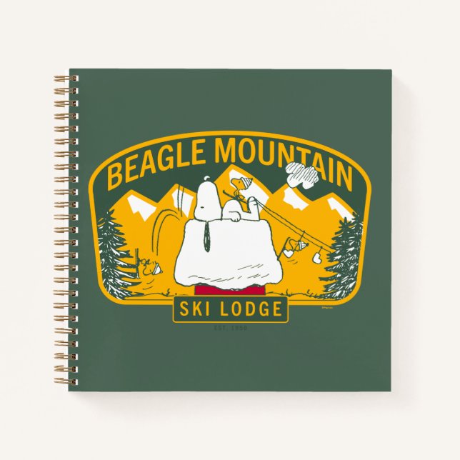 Cuaderno Cacahuetes | Beagle Mountain Ski Lodge (Anverso)