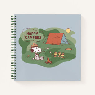 Cuaderno Cacahuetes   Camperas felices Snoopy y Woodstock