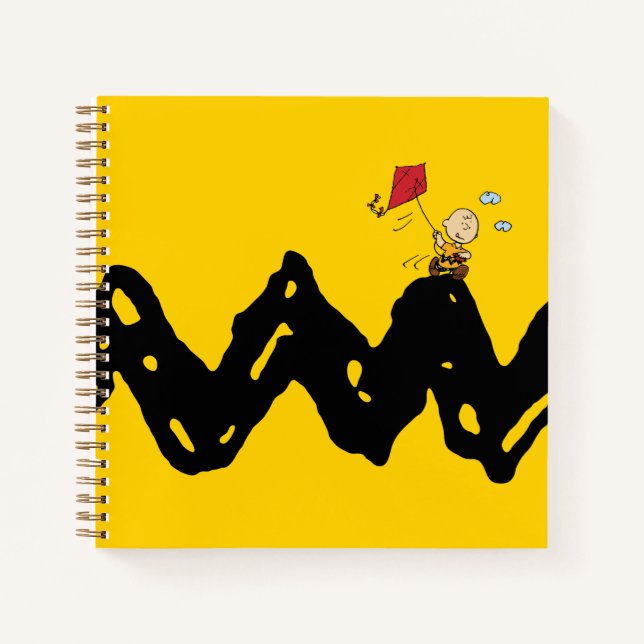 Cuaderno Cacahuetes | Charlie Brown Flying Kite (Anverso)