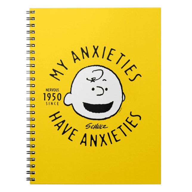 Cuaderno Cacahuetes | Charlie Brown Nervous desde 1950 (Frente)