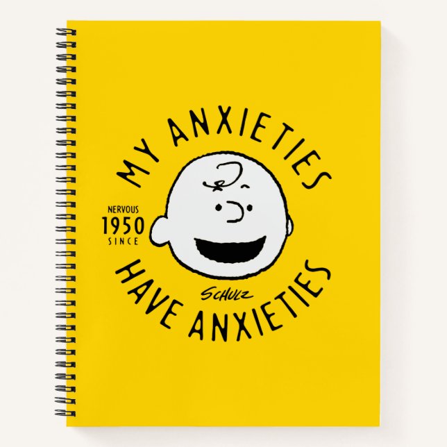Cuaderno Cacahuetes | Charlie Brown Nervous desde 1950 (Anverso)