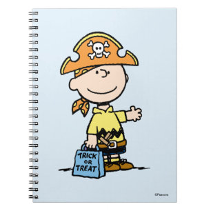 Cuaderno Cacahuetes Charlie Brown Pirata Halloween