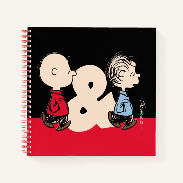 Cuaderno Cacahuetes | Charlie Brown y Linus (Anverso)